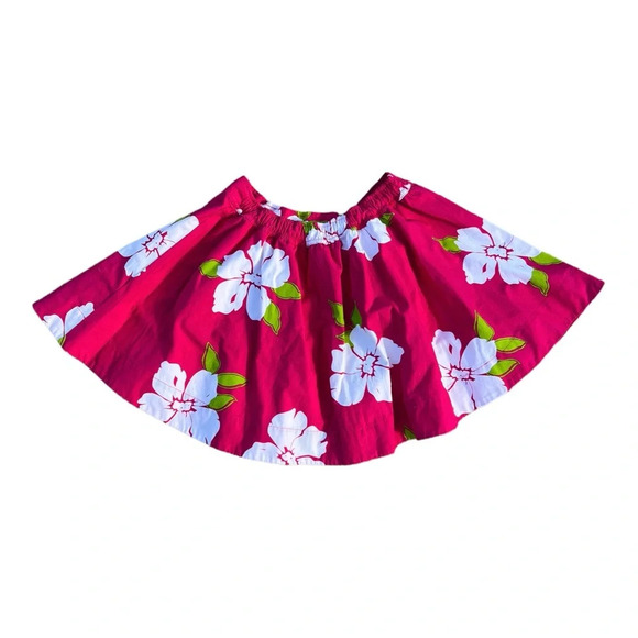 Y2K Hollister Mini Skirt Hawaiian Floral Kawaii M - Picture 5 of 5